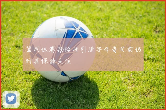 篮网休赛期险些引进字母哥目前仍对其保持关注